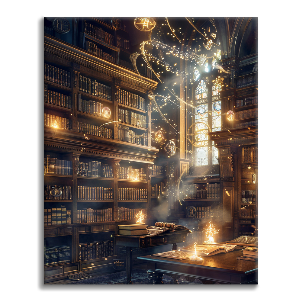 Magická knihovna - Malování podle čísel
