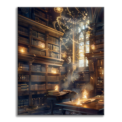 Magická knihovna - Malování podle čísel