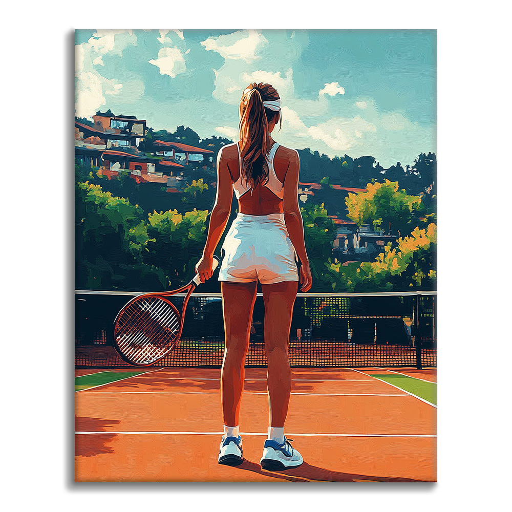 Tenis - Malování podle čísel