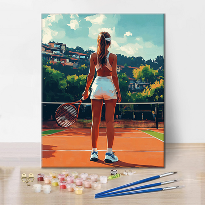 Tenis - Malování podle čísel