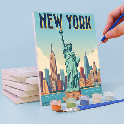 Slavné budovy - Malování podle čísel