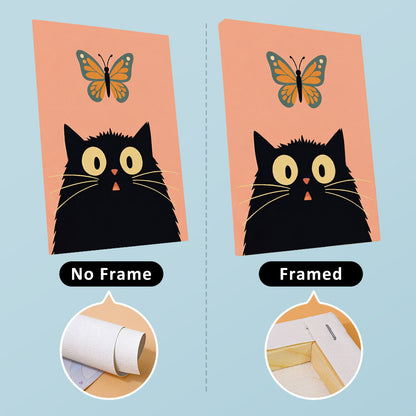 Poklidná černá kočka - Malování podle čísel