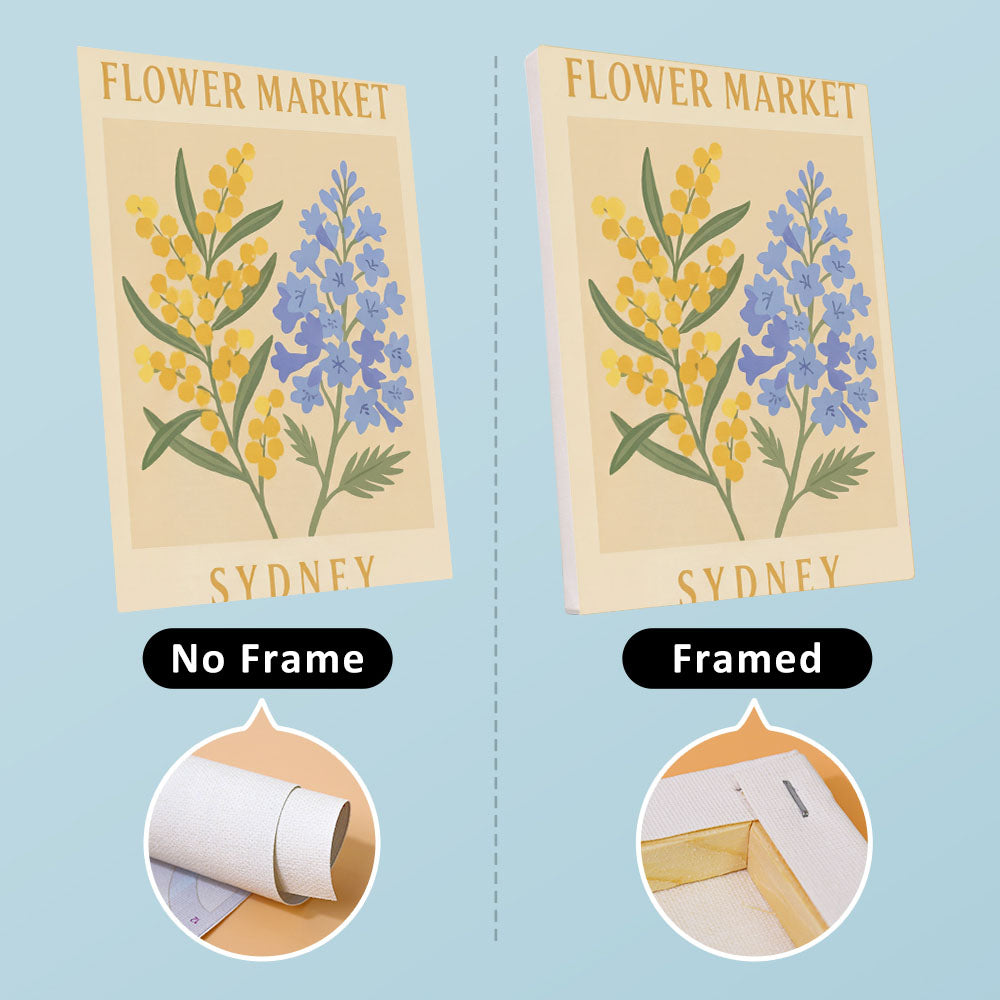 Světové květinové trhy - Malování podle čísel