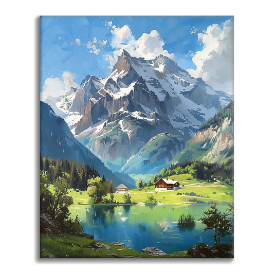 Alpine Solace - Malování podle čísel