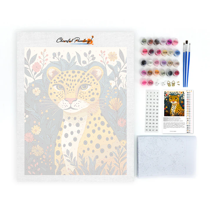 Leopard z Džungle - Malování podle Čísel