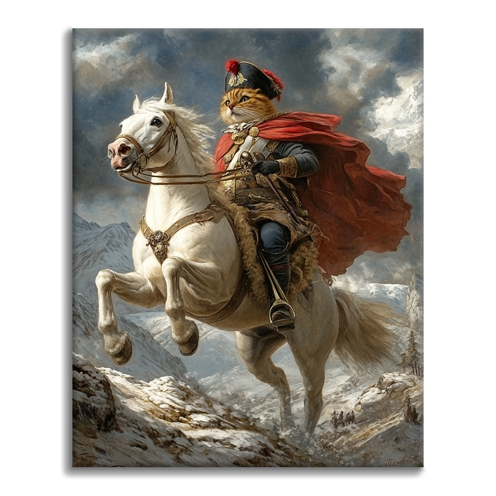 Kočka Napoleon - Malování podle Čísel