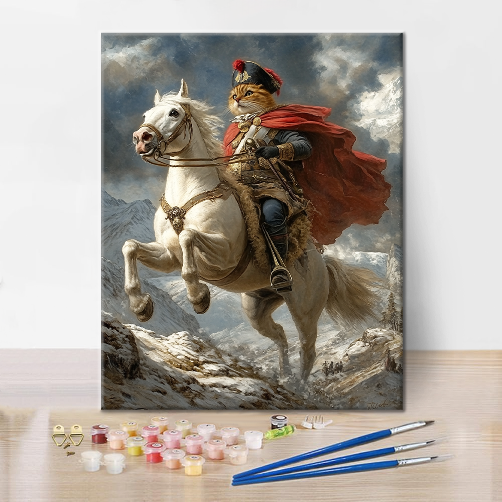 Kočka Napoleon - Malování podle Čísel