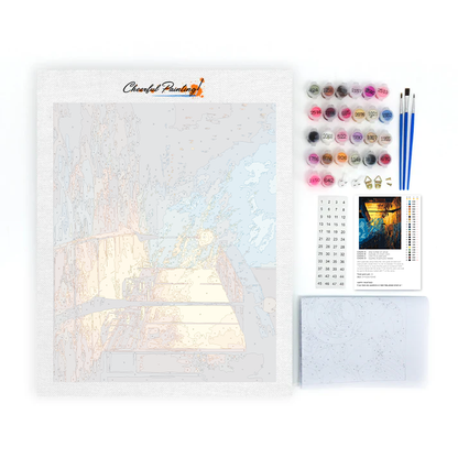 The Dusky Streets at Midnight - Paint by Numbers