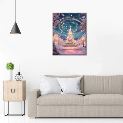 Magický vánoční strom – Malování podle čísel