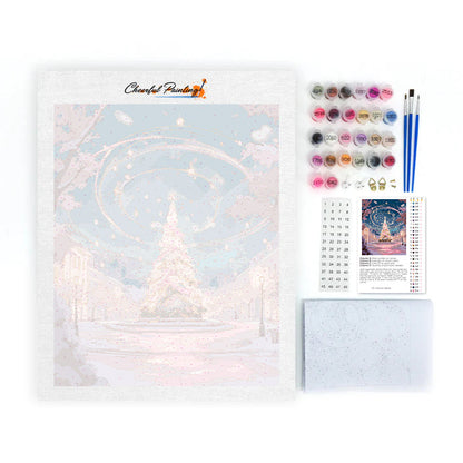 Magický vánoční strom – Malování podle čísel