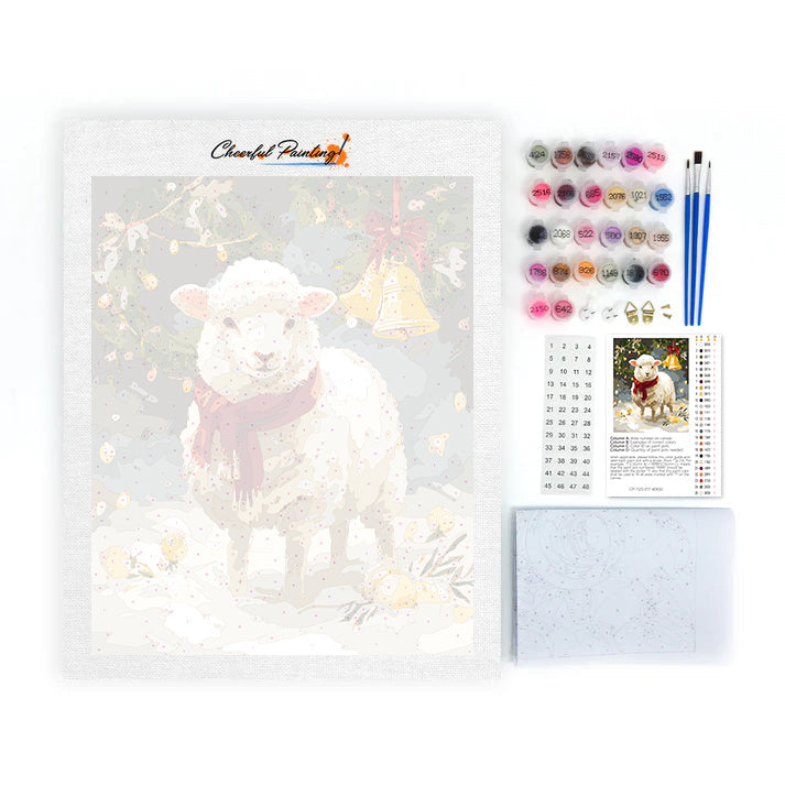 Zimní jehně – Malování podle čísel