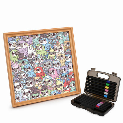 Andulka - Dřevěné omalovánky