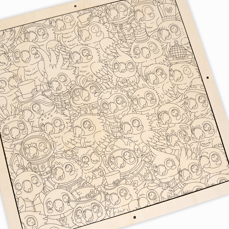 Andulka - Dřevěné omalovánky