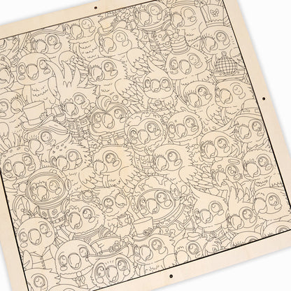 Andulka - Dřevěné omalovánky