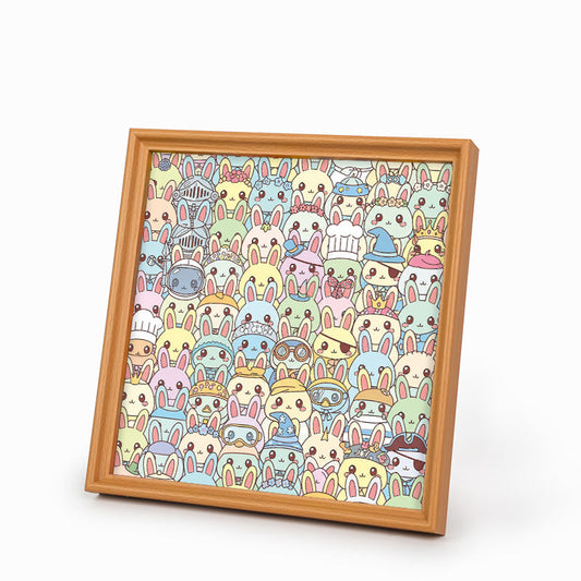 Zajíček - Dřevěné omalovánky