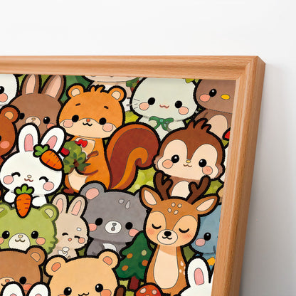 Lesní posádka - Dřevěné omalovánky