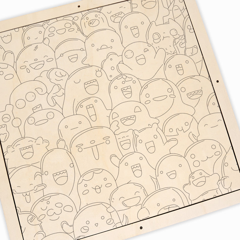 Mischief Monsters - Dřevěné omalovánky