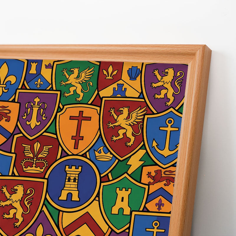 Sbírka odznaků - Dřevěné omalovánky