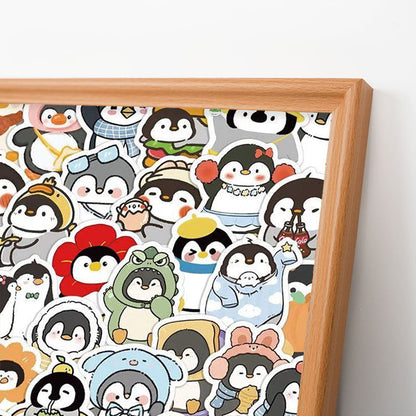 Zábavní tučňáci - Dřevěné omalovánky