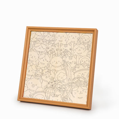 Kouzelná koťátka - Dřevěné omalovánky