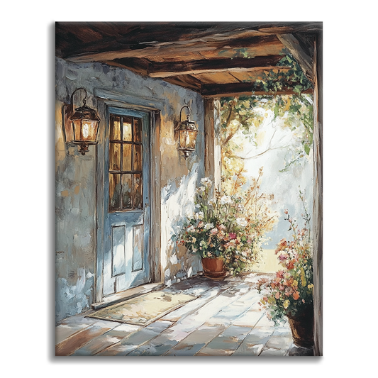 Příjemná Veranda - Malování podle Čísel
