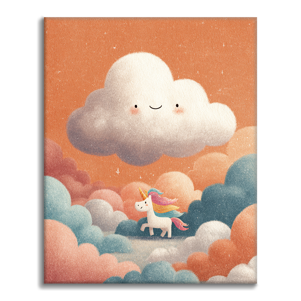 Jednorožčí snová výprava - malování podle čísel