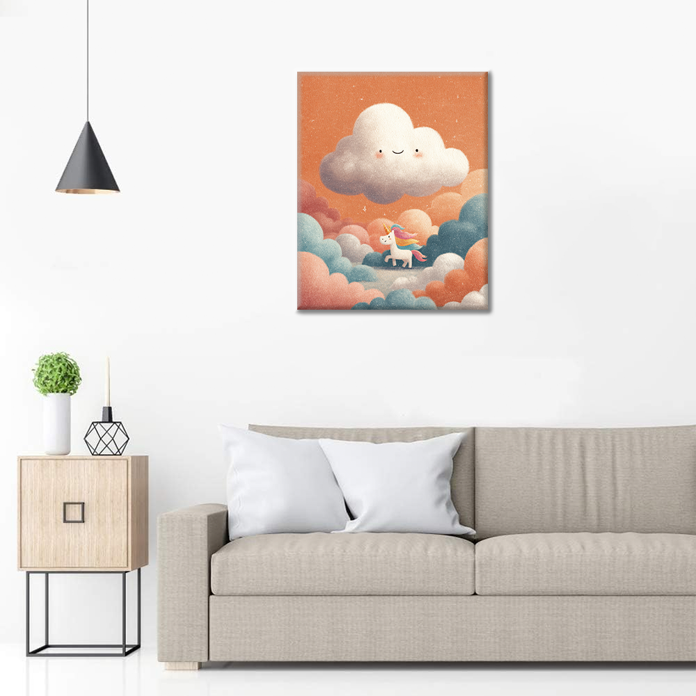 Jednorožčí snová výprava - malování podle čísel