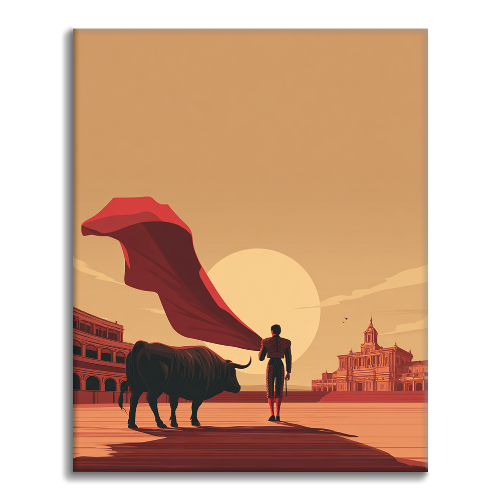 Taneční kroky proti smrti - malování podle čísel