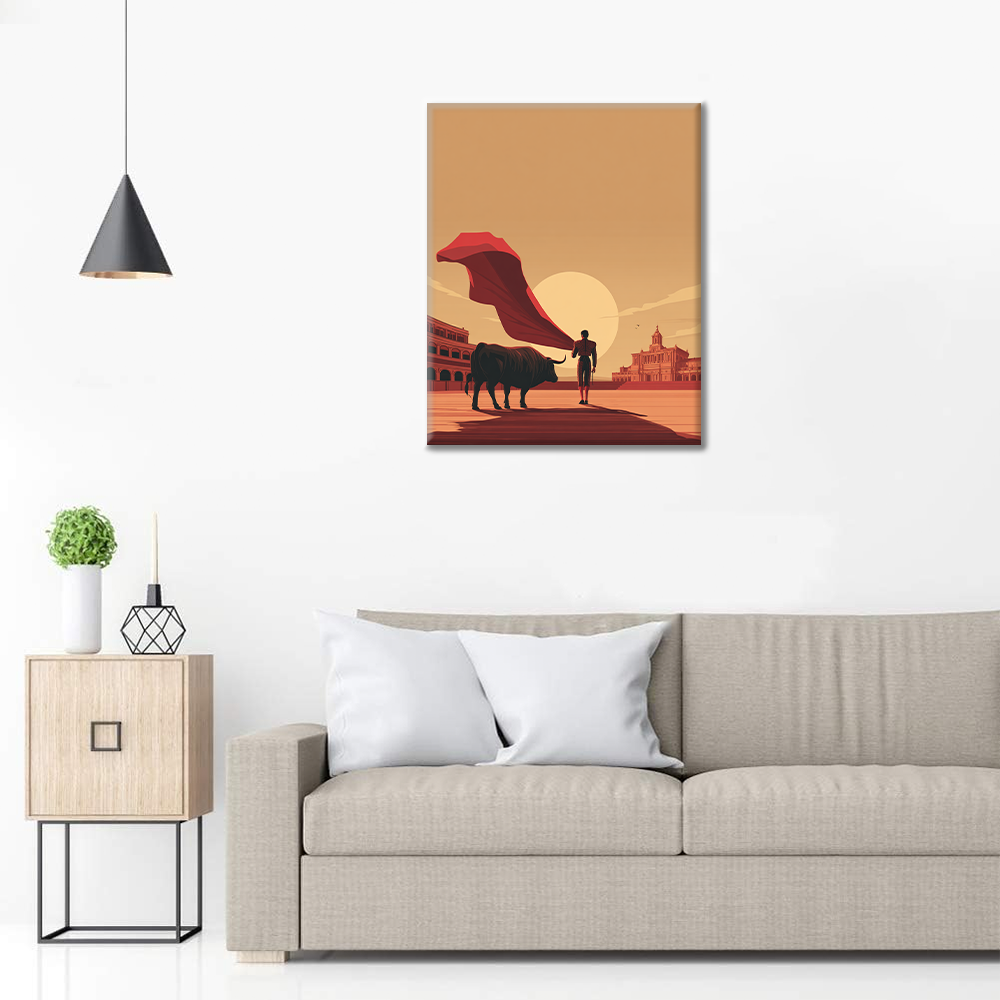 Taneční kroky proti smrti - malování podle čísel