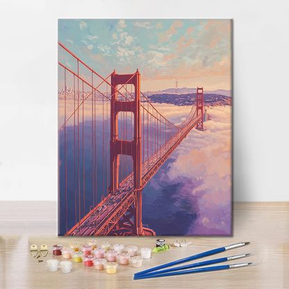Most Golden Gate - Malování podle čísel