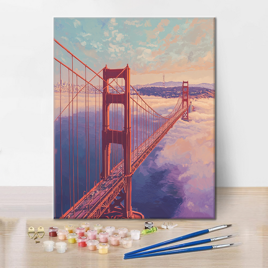 Most Golden Gate - Malování podle čísel