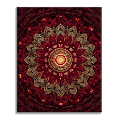 Nebeská mandala - malování podle čísel