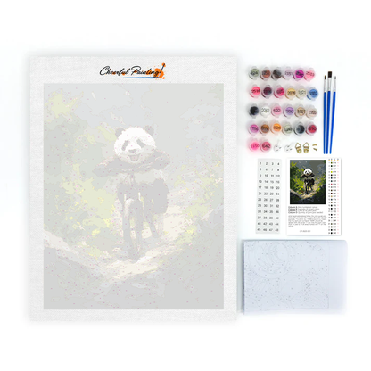 Panda Horské kolo - Malování podle čísel