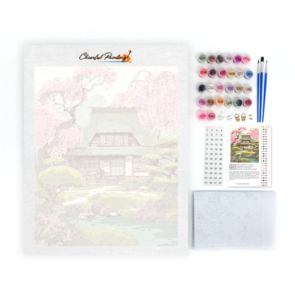 Jarní Kasuga Sakura - Malování podle čísel