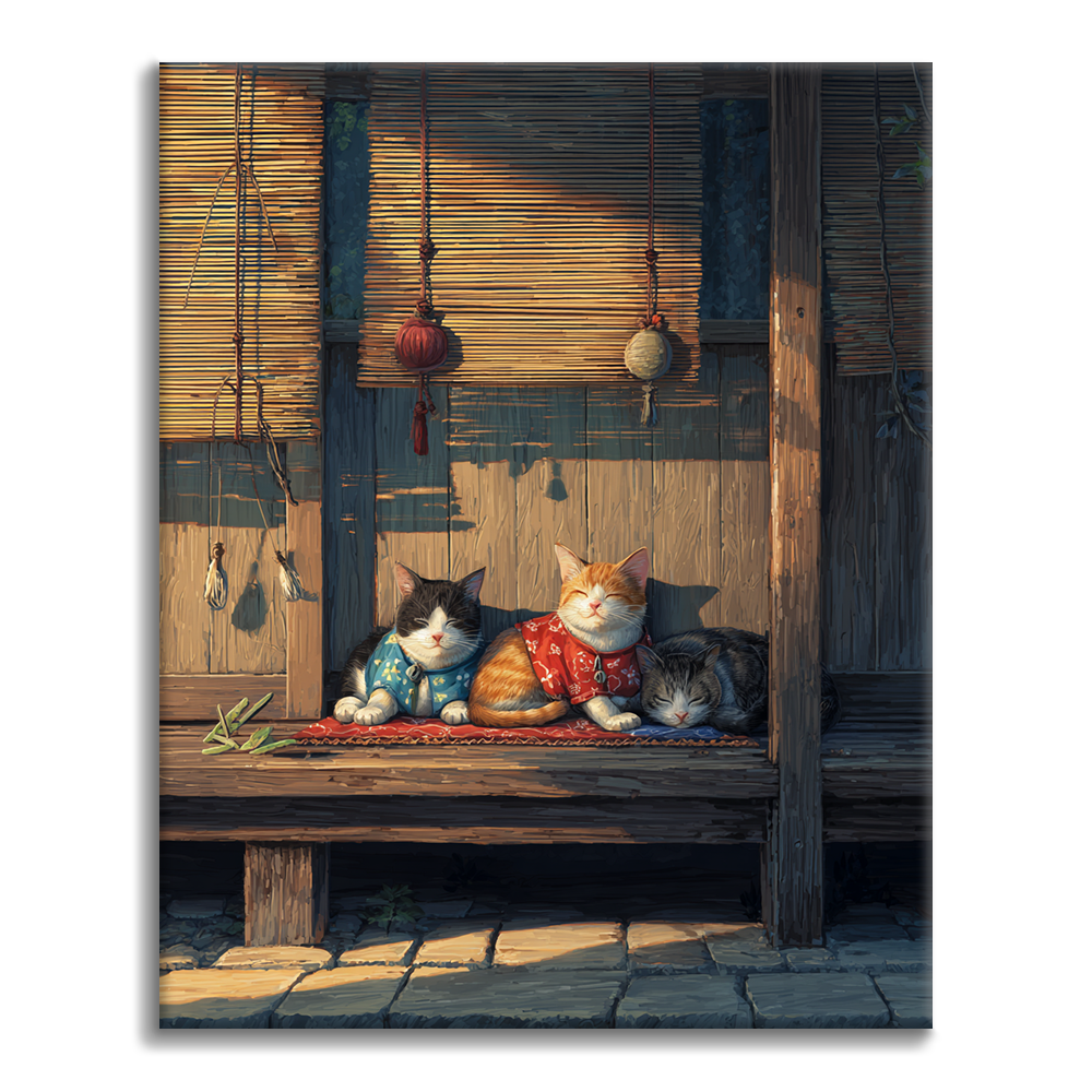 Líné odpoledne - malování podle čísel