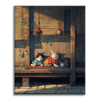 Líné odpoledne - malování podle čísel