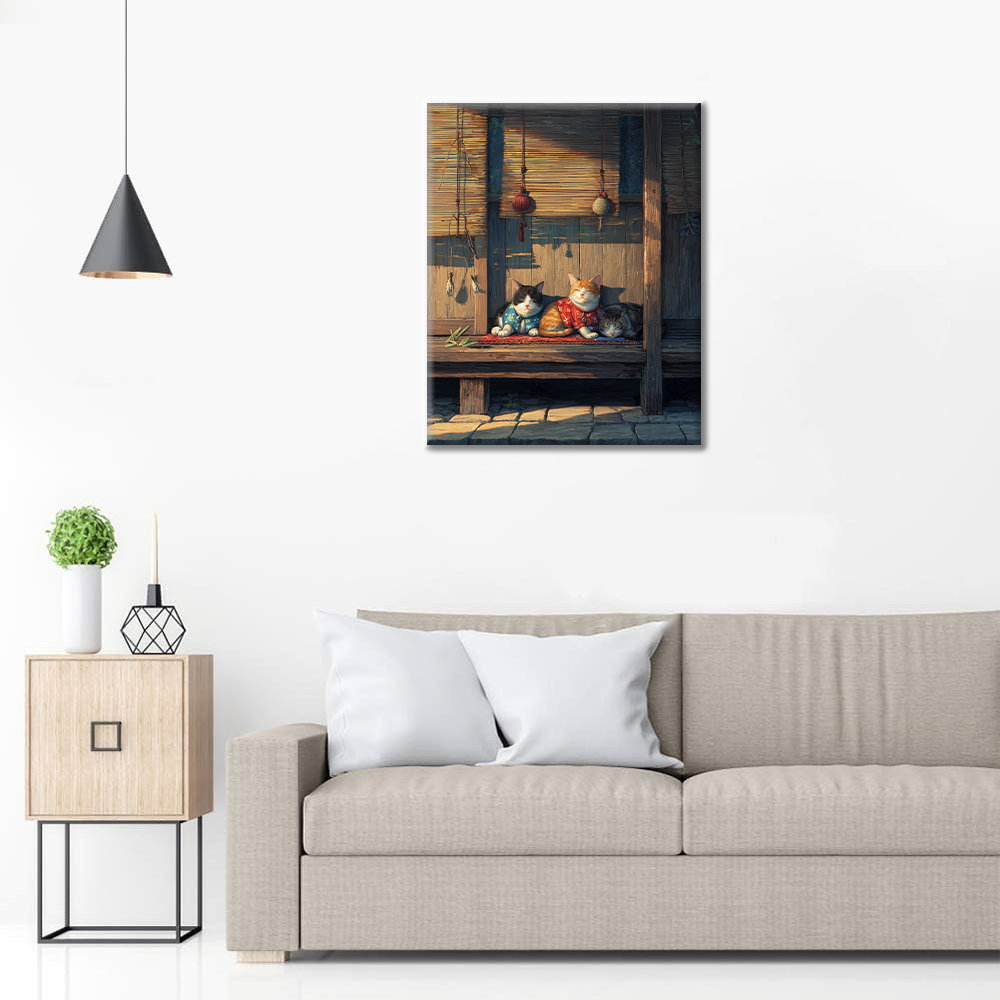 Líné odpoledne - malování podle čísel