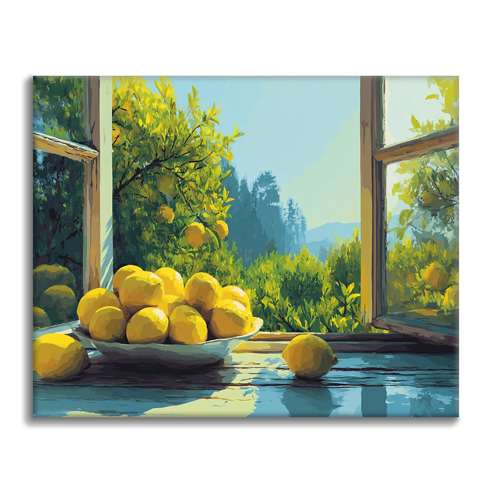 Citronové ráno - Malování podle čísel