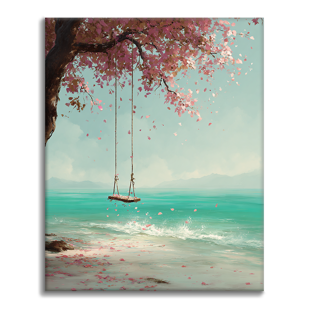 Houpačka Sakura - Malování podle čísel