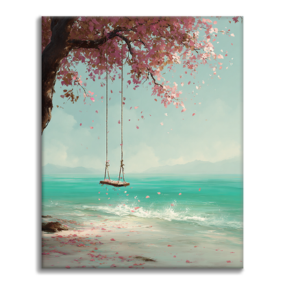 Houpačka Sakura - Malování podle čísel