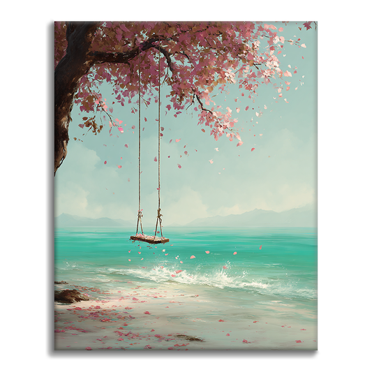 Houpačka Sakura - Malování podle čísel