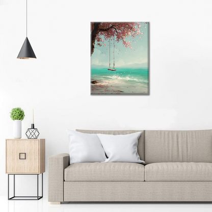 Houpačka Sakura - Malování podle čísel