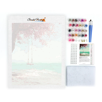 Houpačka Sakura - Malování podle čísel