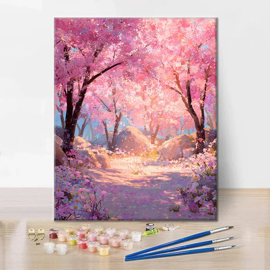 Kouzelná Sakura - Malování podle čísel