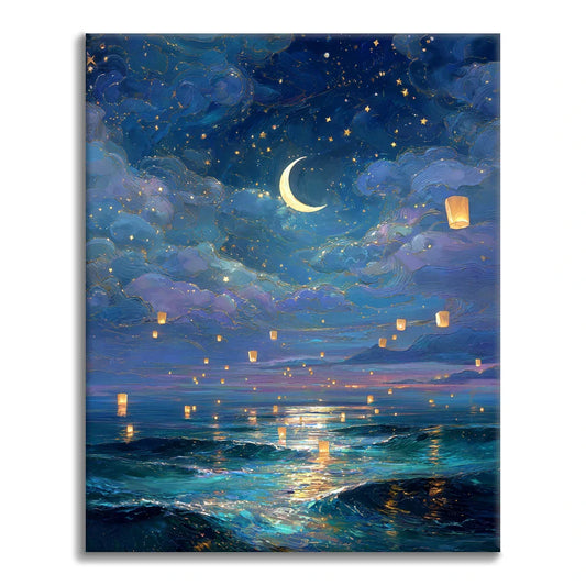 Fantomová noc - Malování podle čísel