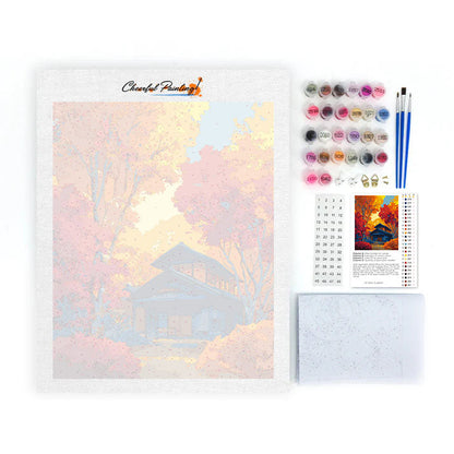 Podzimní harmonie - malování podle čísel