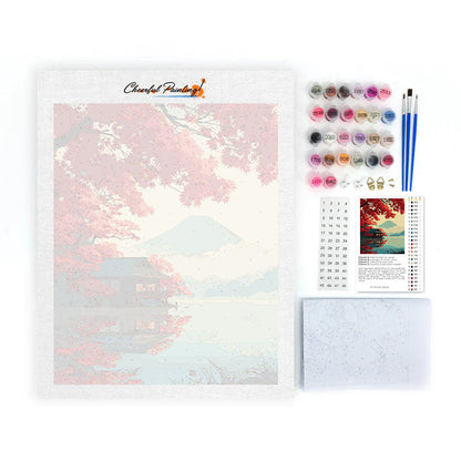 Podzimní klid - malování podle čísel