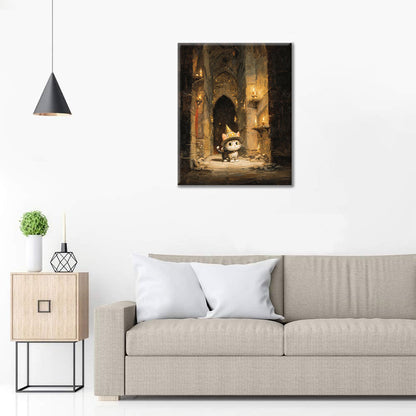 Kočičí dobrodružství - malování podle čísel