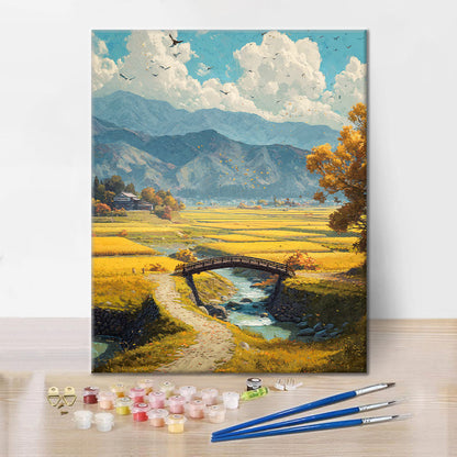 Zlatá sklizeň - malování podle čísel