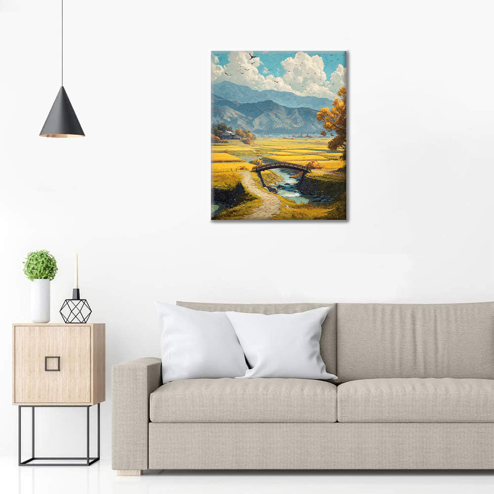 Zlatá sklizeň - malování podle čísel